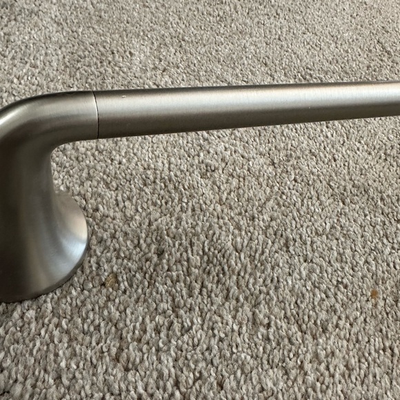 Brushed Nickel Towel Bar - Picture 3 of 6